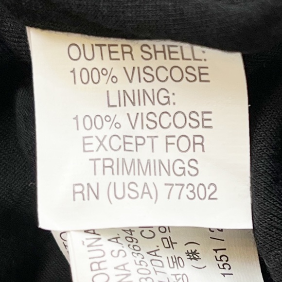 Zara Studded Slip Tank Little Black Dress Mini Scoop Neck Shift Sz Large L - Picture 5 of 5